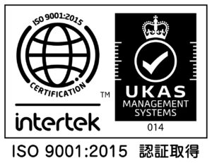 ISO 9001：2015を取得いたしました。